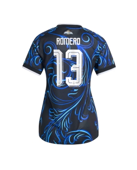 Billige Fotballdrakt Argentina Cristian Romero #13 Replika Bortedrakt Dame VM 2026 Kortermet Billige Fotballdrakt Argentina Cristian Romero #13 Replika Bortedrakt Dame VM 2026 Kortermet